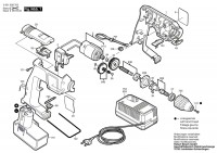 Bosch 0 601 938 752 GBM 7,2 VES-2 Cordless Drill 7.2 V / GB Spare Parts GBM7,2VES-2
